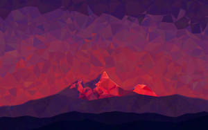 Polygon Mountain Desktop Wallpaper