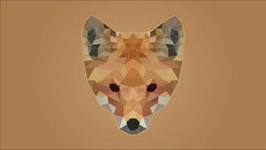 Polysphere Fox Artwork Wallpaper