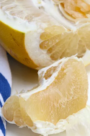 Pomelo Fruit Slices Wallpaper