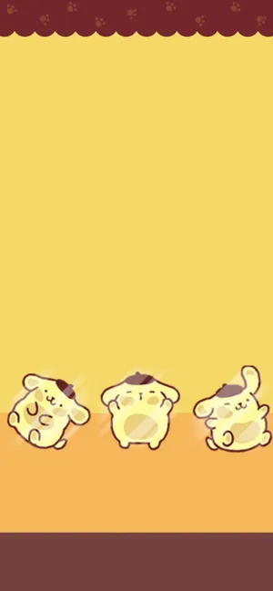 Pompompurin Yellow Poster Wallpaper
