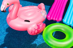 Pool Floater Summer Party Wallpaper