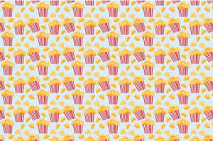 Popcorn Pattern Background Wallpaper