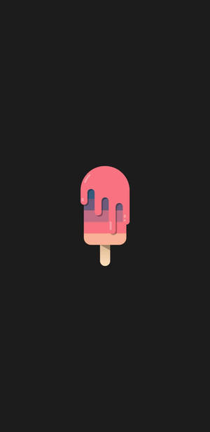 Popsicle Minimalist Phone Wallpaper