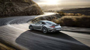 Porsche 911 On The Road Wallpaper