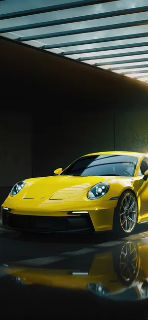 Porsche Sports Car With Sleek Design Wallpaper