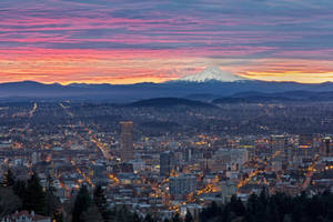 Portland Oregon Cityscape Wallpaper