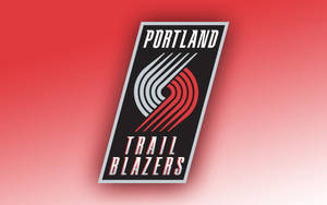 Portland Trail Blazers Reddish Gradient Wallpaper