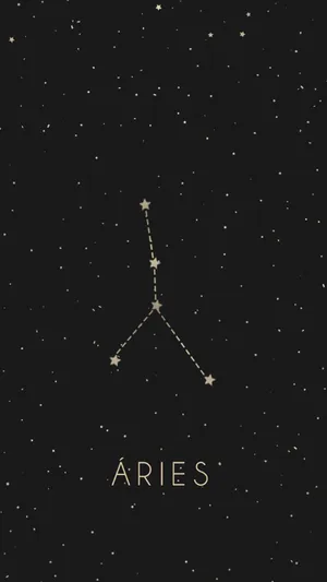Portrait Constellation Aries Aesthetic Wallpaper