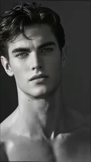 Portrait Model Male Face Wallpaper