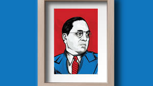 Portrait Of Ambedkar 4k Wallpaper