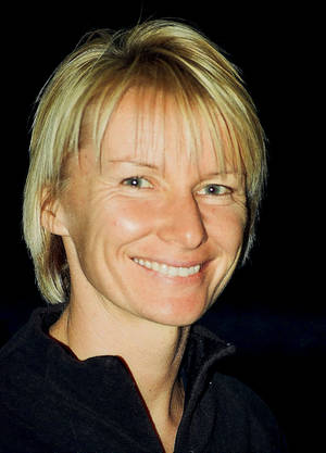 Portrait Of Jana Novotna, Former Professional Tennis Player Wallpaper