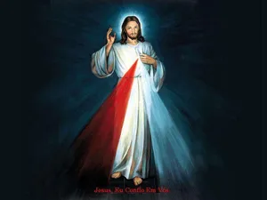 Portrait Of Jesus God Laptop Wallpaper