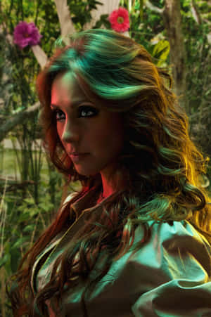 Portrait Of The Talented Mexican Actress Anahi Wallpaper