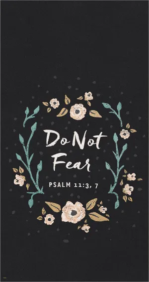 Poster With Aesthetic Christian Bible Verse Wallpaper
