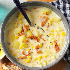 Potato And Corn Chowder Wallpaper