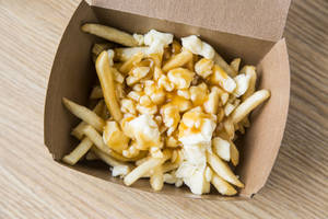 Poutine In A Take-out Box Wallpaper