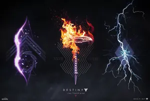 Power Character Trio In Destiny 2 Wallpaper
