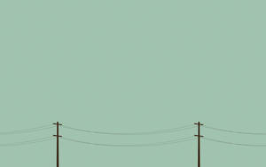 Power Line Aesthetic Art Desktop Wallpaper