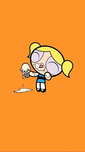 Power Puff Bubbles For Girls Wallpaper