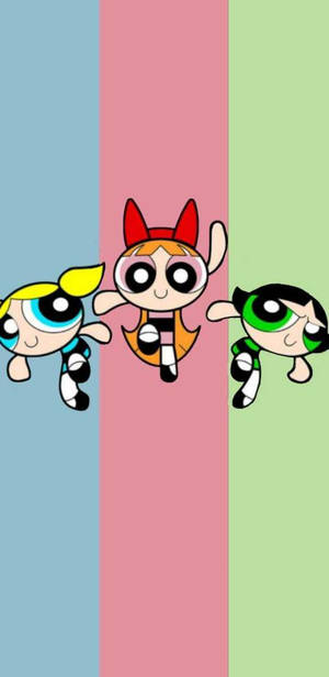 Power Puff Girls 3 Best Friends Wallpaper