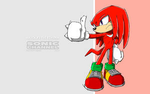 Powerful And Impressive Knuckles The Echidna Wallpaper