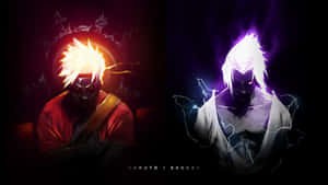 Powerful Naruto Uzumaki Mastering Sage Mode In A Stunning Pose Wallpaper