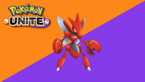 Powerful Scizor In Pokemon Unite Action Wallpaper