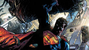 Powerful Superman Comic Book Wallpaper
