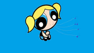 Powerpuff Girls Bubbles Whistling A Tune Wallpaper