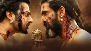 Prabhas Facing Rana Daggubati Wallpaper