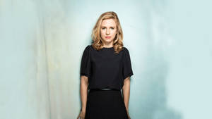 Prairie Johnson Of The Oa Wearing Black Dress Wallpaper