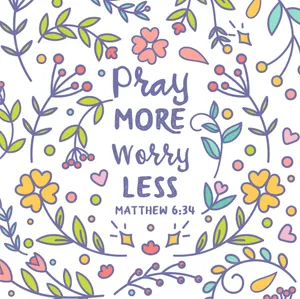 Prayerful Bible Quote Wallpaper