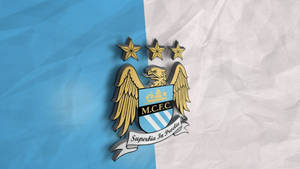 Premier League Manchester City Emblem Wallpaper