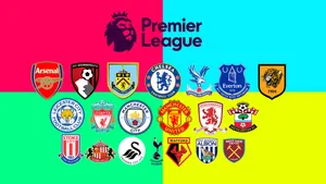 Premier League Team Emblems Wallpaper