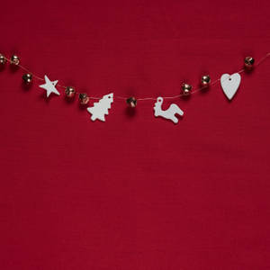 Preppy Christmas Ornament Wallpaper