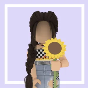 Preppy Roblox Sun Flower Wallpaper