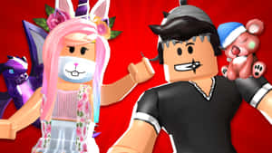 Preppy Roblox With Man Wallpaper