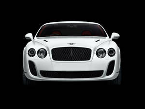 Prestigious White Bentley Continental Supersports Wallpaper