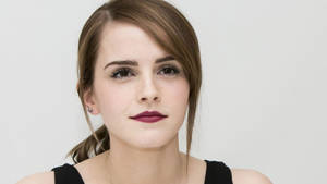 Pretty Emma Watson Portrait Wallpaper
