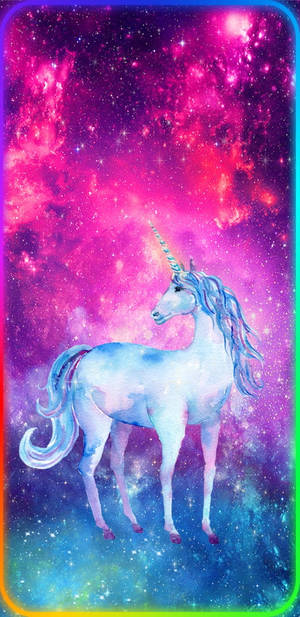 Pretty Galaxy Unicorn Wallpaper