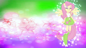 Pretty Girl Cartoon Fluttershy Wallpaper