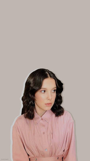 Pretty Millie Bobby Brown Fan Art Wallpaper