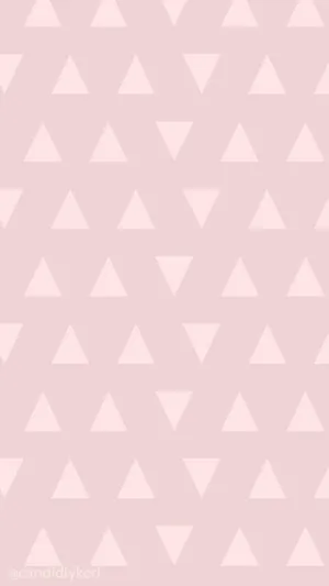Pretty Pink Triangles Wallpaper