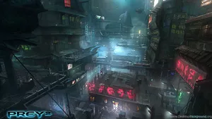 Prey 2 Night City Wallpaper