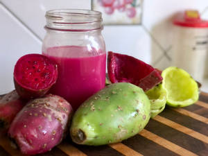 Prickly Pear Fruit Juice Wallpaper