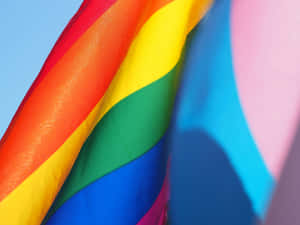 Pride_ Flag_ Closeup.jpg Wallpaper