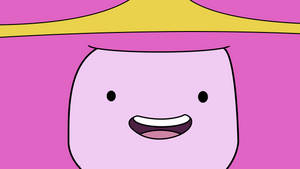 Princess Bubblegum Smiley Face Wallpaper