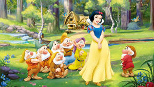 Princess Snow White Disney Cartoon Wallpaper