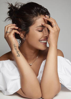 Priyanka Chopra Laughing Image Wallpaper