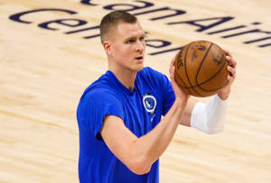 Professional Basketball Player Kristaps Porzingis Wallpaper